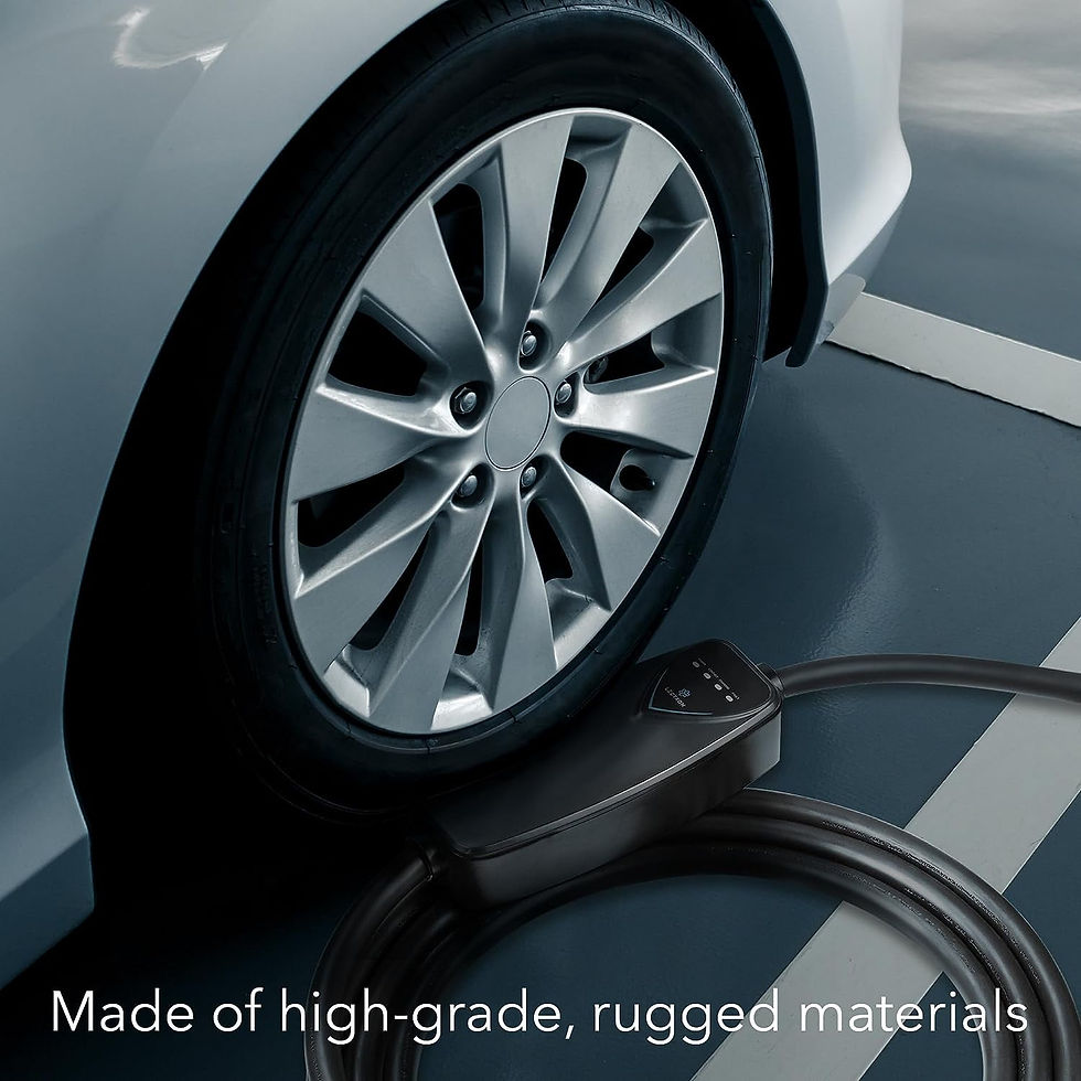 Thumbnail: Lectron Level 2 Tesla Charger - 240V, 40 Amp, NEMA 14-50 Plug, 16 ft Extens..