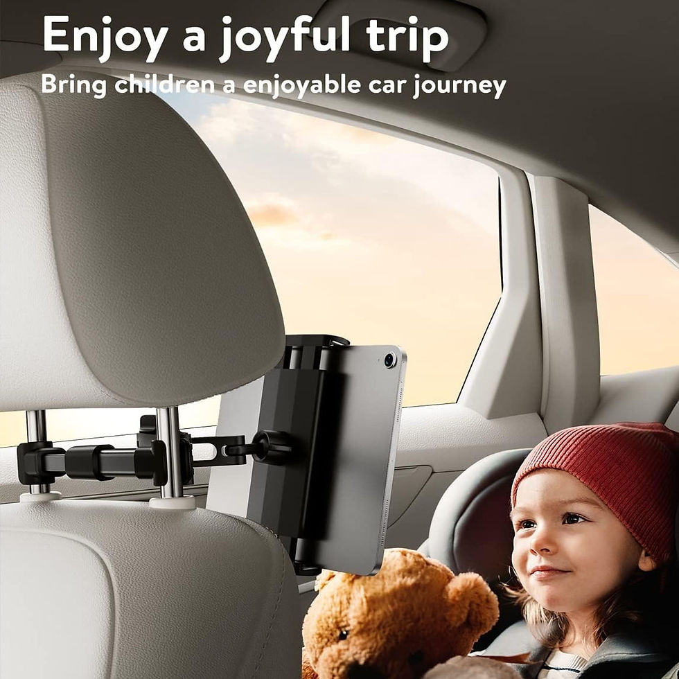 Thumbnail: Car Ipad Holder Backseat Kids Car Headrest Tablet Mount Holder Stretchable ..