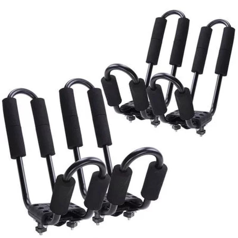 Thumbnail: Universal Canoe Boat Kayak Roof Rack Surf Ski Roof Top J-Bar Carrier Mount Car S