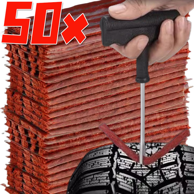 Thumbnail: Car Tire Repair Rubber Strips Tubeless Seal Motorcycle Bike Tyre Puncture Repair