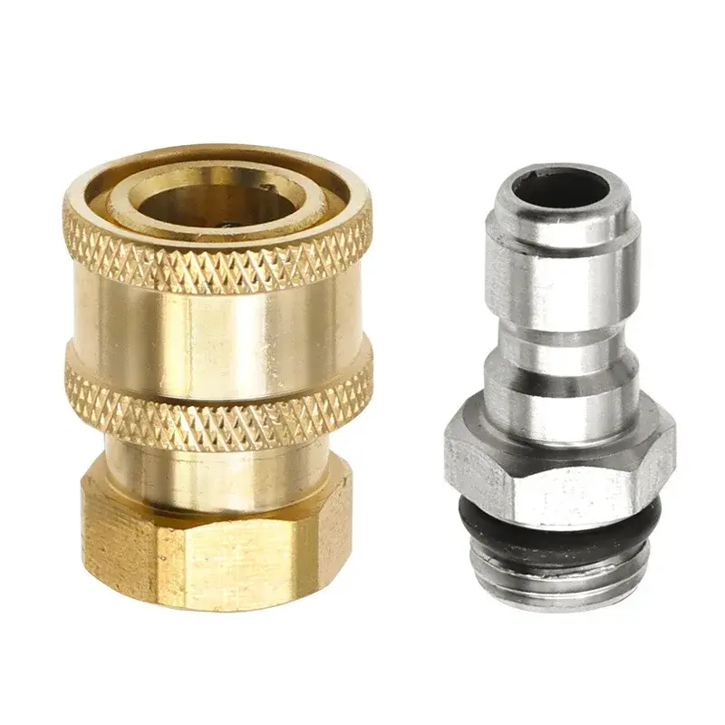 Thumbnail: High Pressure Washer Adapter 1/4" Quick Connector Quick Release Fitting Power Wa