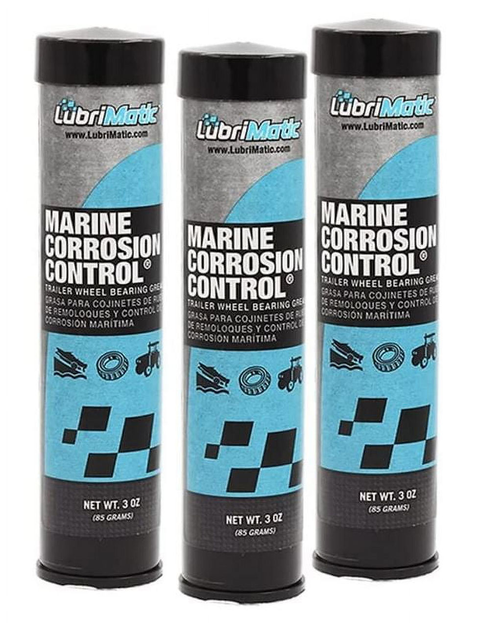 Thumbnail: LubriMatic 11397 Marine Corrosion Control Trailer Wheel Bearing Grease - 3 ..