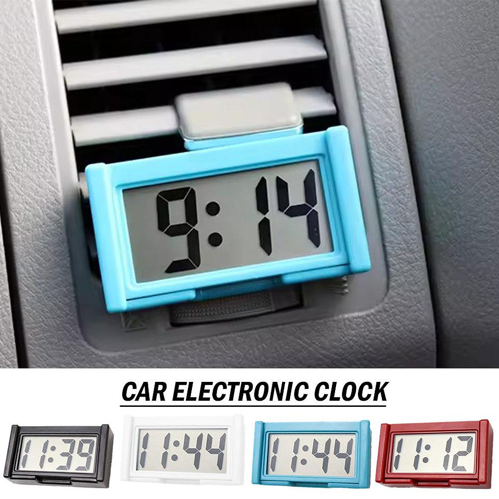 Thumbnail: Mini Digital Clock Large Screen Car Dashboard Electronic Clock Self-adhesive Min