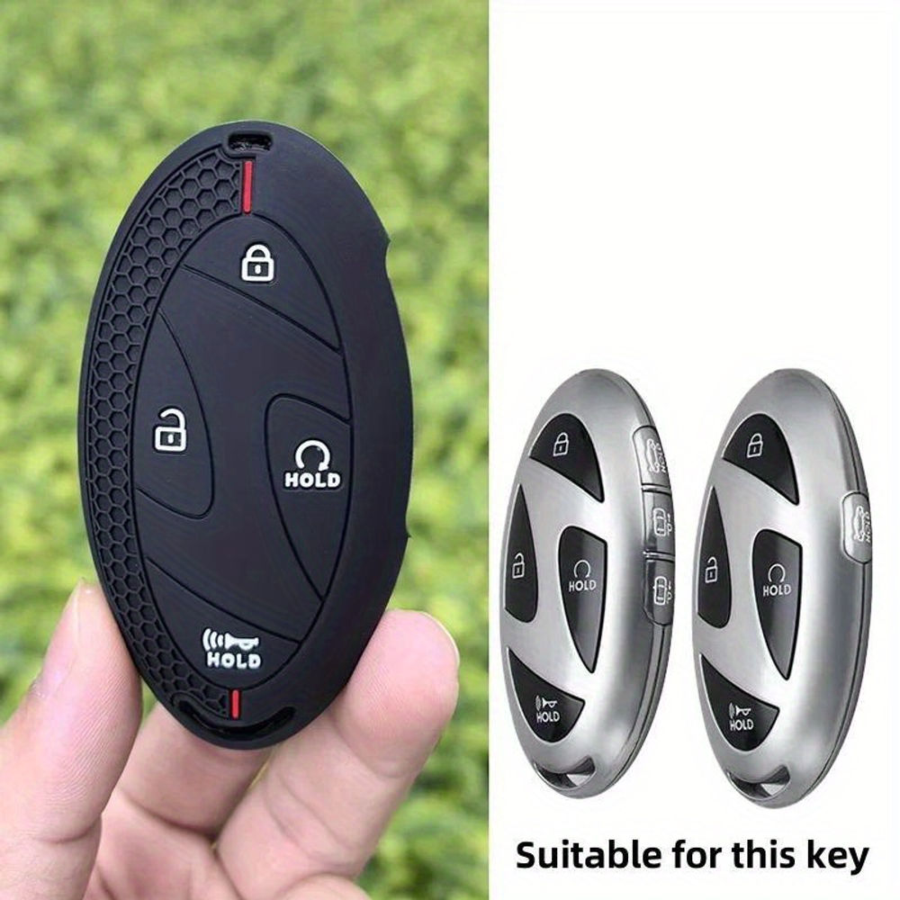 Silicone Car Remote Key Fob Case Cover Holder for Hyundai Santa Fe MX5 Tucson 20