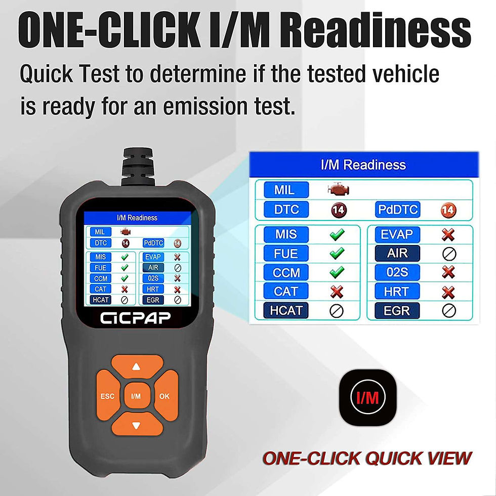Thumbnail: CICPAP Car OBD2 Scanner Code Reader, Engine Fault Car Diagnostic Tool for Q..