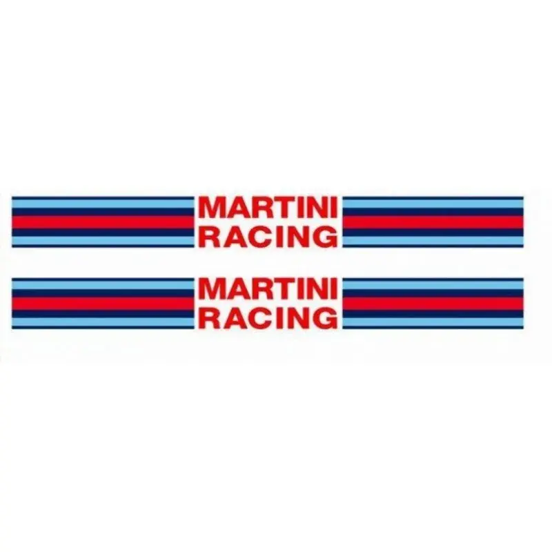 mirrors band martinis racing red pvc prespaced motorcycle car Sticker mirror win