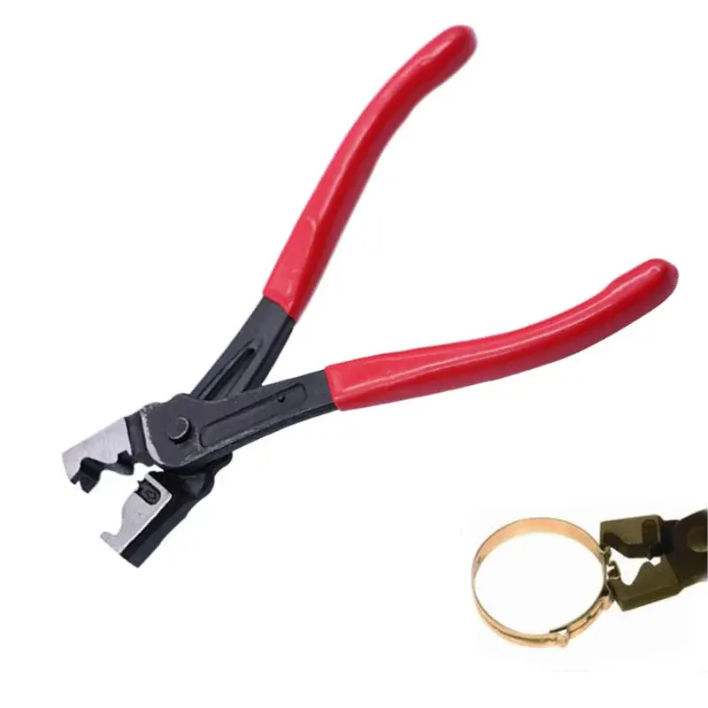Thumbnail: Professional Auto Car Water Oil Pipe Hose Flat Band Ring Clamp Plier Car Repair