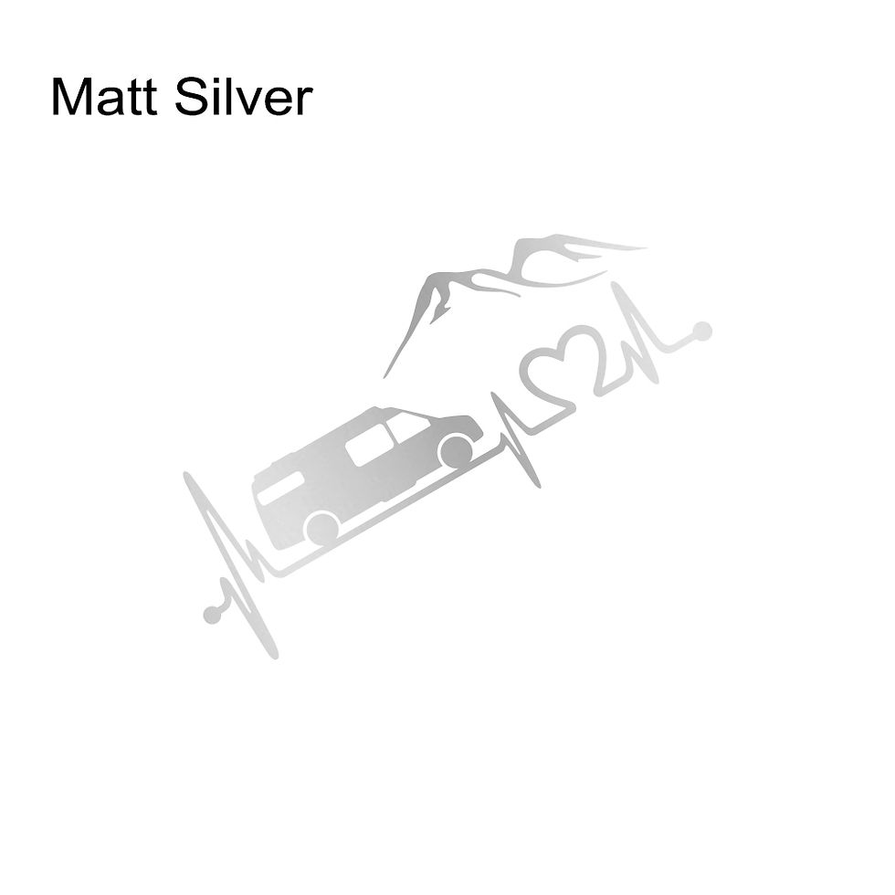 Thumbnail: Various Sizes Camper Van Vinyl Decal Car Mountain Style Sticker Waterproof Auto