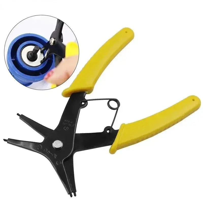 Thumbnail: 1pc Circlip Pliers 2 in 1 Internal and External Dual Purpose Pliers External Spr