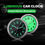 Thumbnail: Mini Fashion Luminous Car Clock Automobiles Internal Stick-On Digital Watch Mech