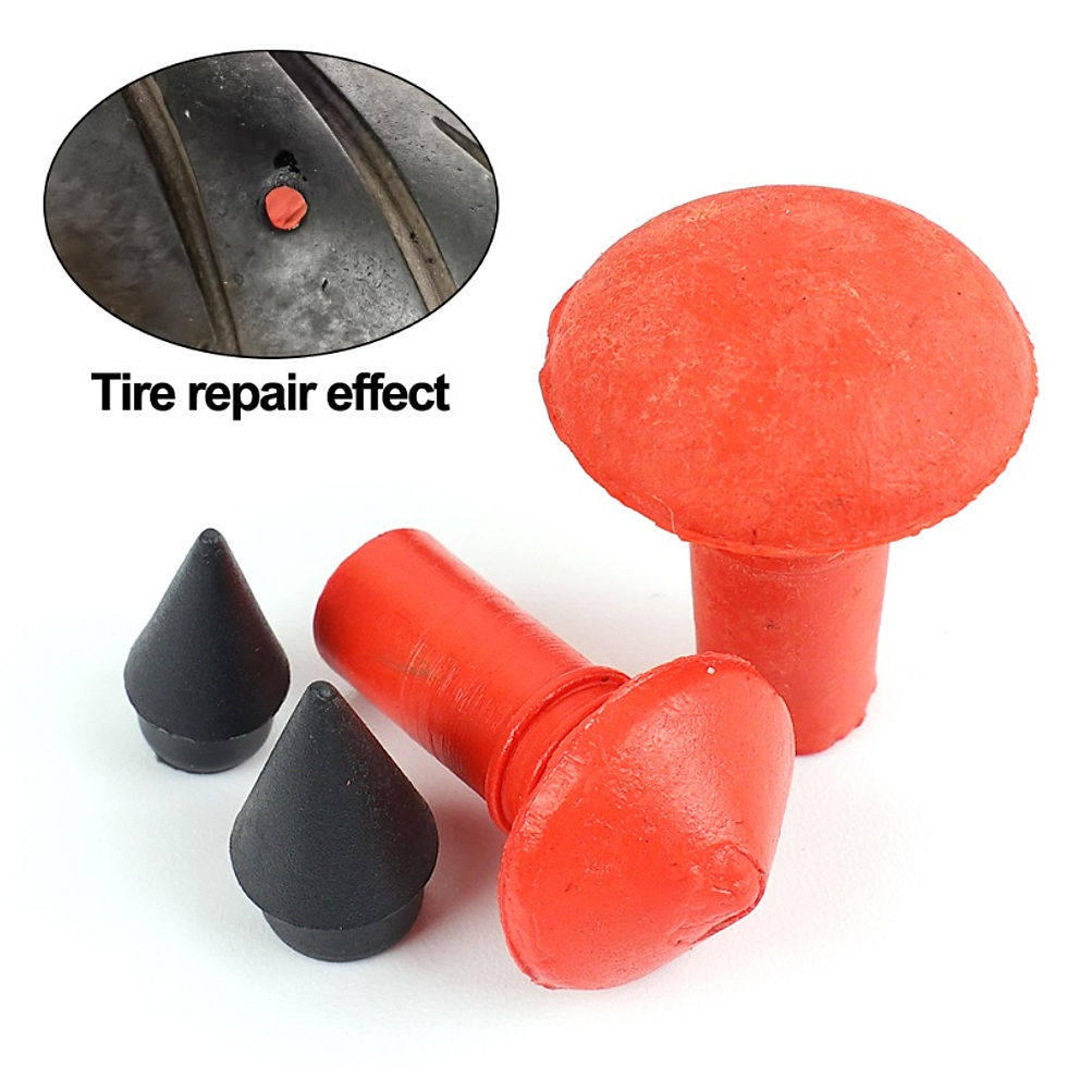 Thumbnail: 180pcs Car Rubber Tire Patch Mushroom Head Tire Repair Universal Motorcycle Elec