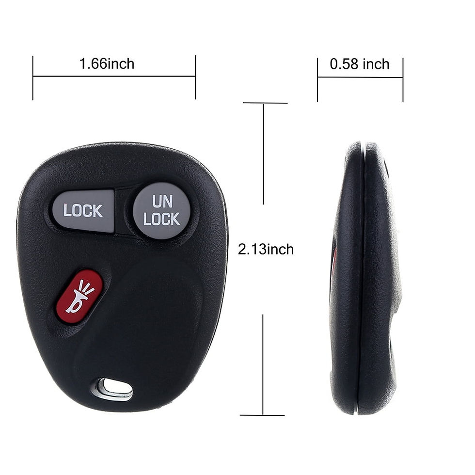 Thumbnail: CCIYU 1X Keyless Entry Remote Fob 3 Buttons Replacement for 01 02 03 04 for..
