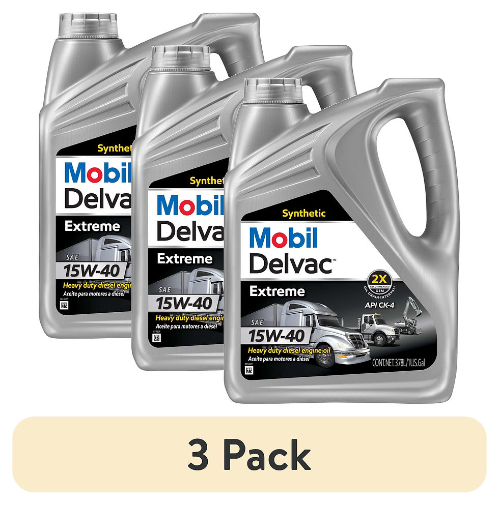 Thumbnail: Mobil Delvac Extreme Full Synthetic Diesel Engine Oil 15W-40, 1 Gallon