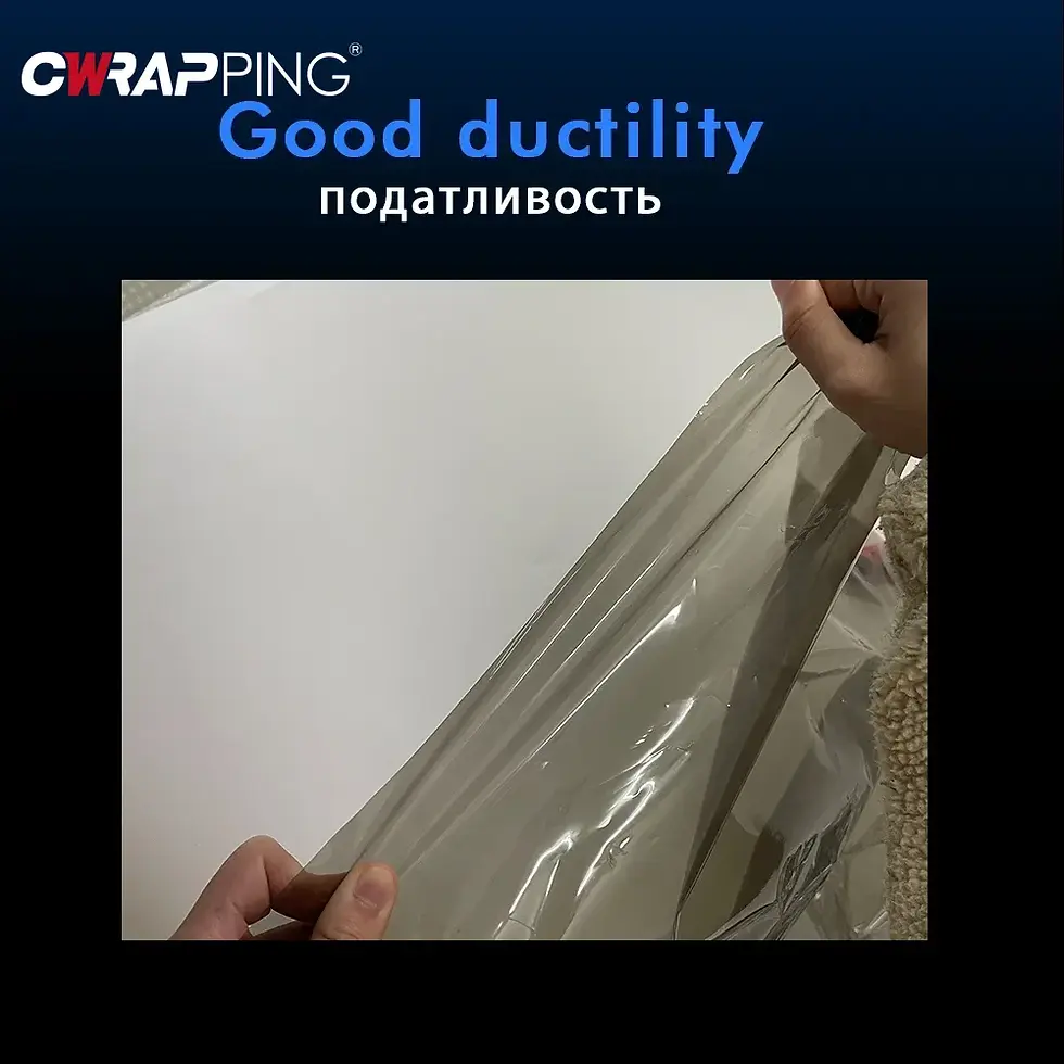 Thumbnail: Gloss Transparent Light Black Smoke PVC Film Tint Headlight Taillight Wrap Cover