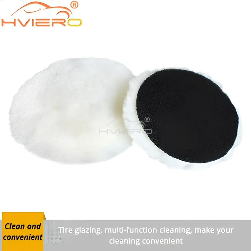 Thumbnail: 1PCS Universal Car Polish Pad Disc Imitated Wool Auto Body Waxing Polishing Soft