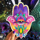 Sunset Hamsa