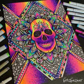 Brizbazaar art. Psychedelic Art. Psychedelic Tattoo. Psychedelic Skull Art. Trippy Skull Art. Psychedelic Mandala Art. Psychedelic Mandala Tattoo. Trippy Mandala Art. Trippy Mandala Tattoo. Festival Art. Electro Threads Clothing. Electro Threads Art. iEDM clothing. iEDM Art. Skull T-shirt. Skull tee. Skull sticker. Diamond Art Club Kit. Diamond Painting Kit.