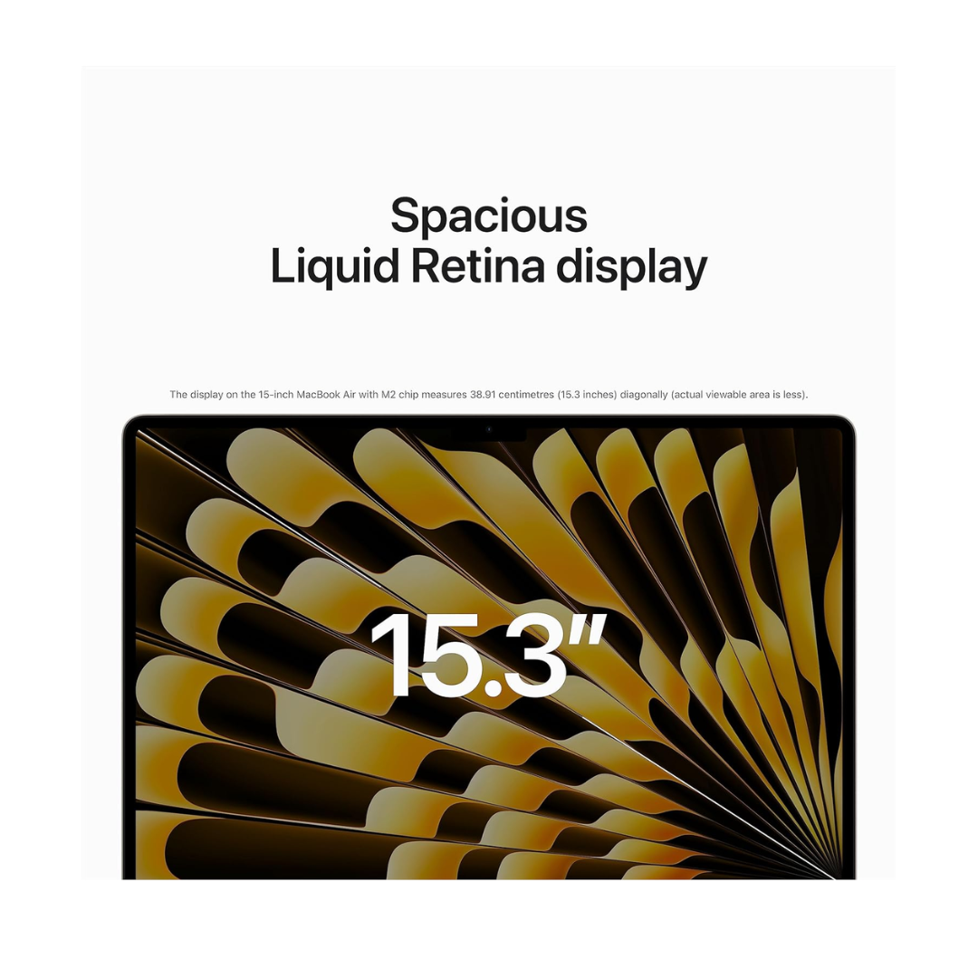 Apple MacBook Air M2 (15 Inch/ 8GB/ 256GB SSD/ Mac OS Ventura) Laptop