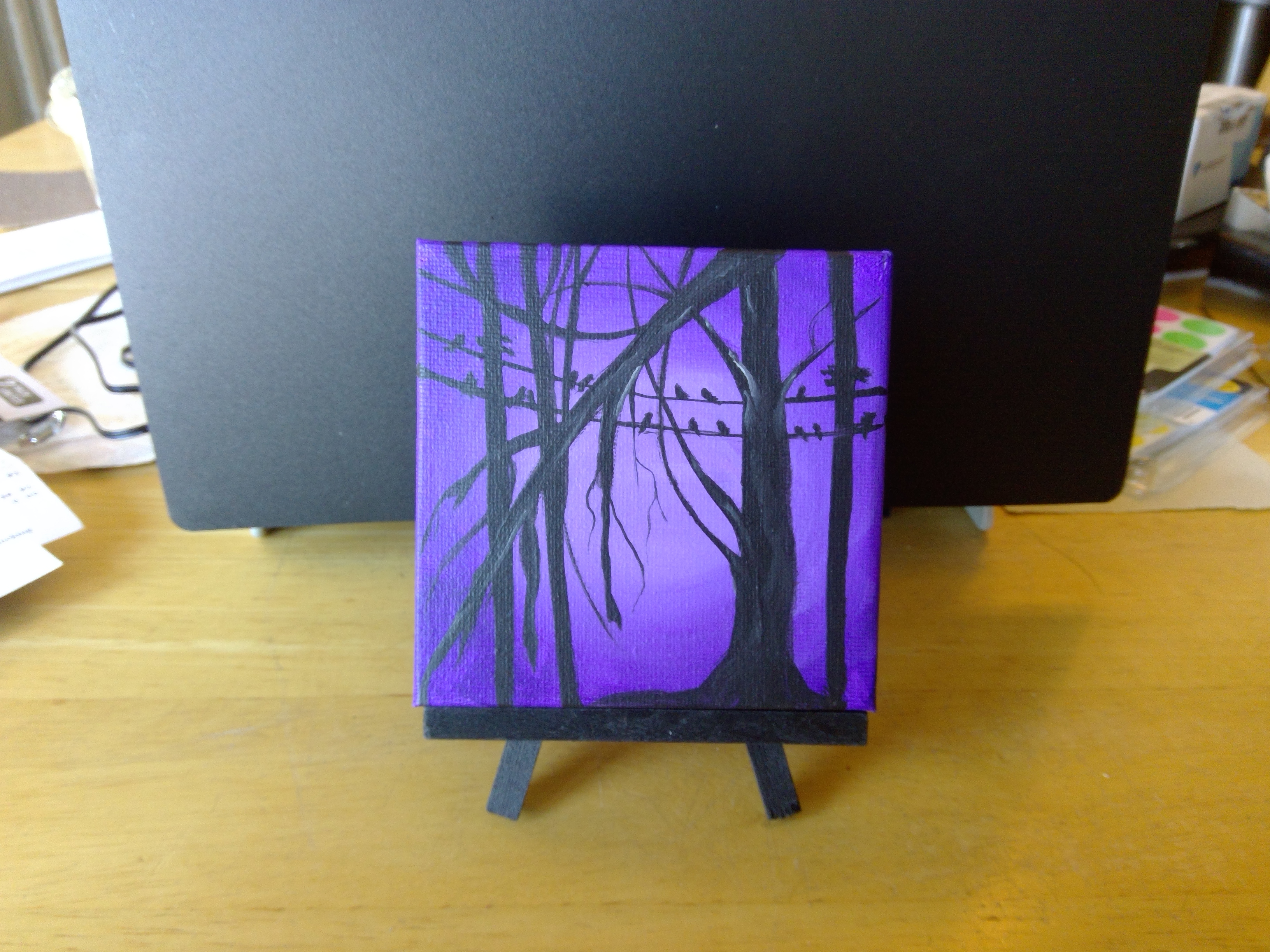 Silhouette $10 with easel