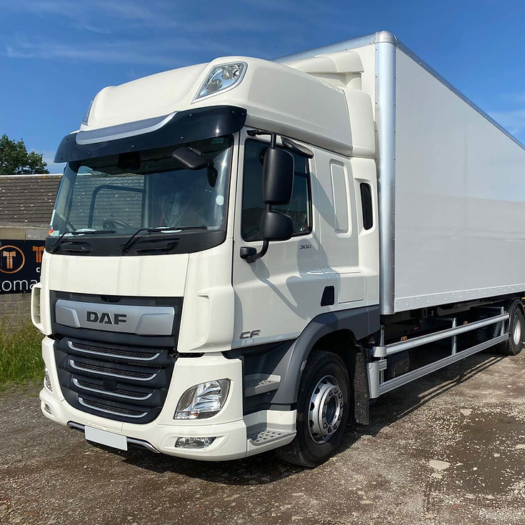 A box body truck conversion.