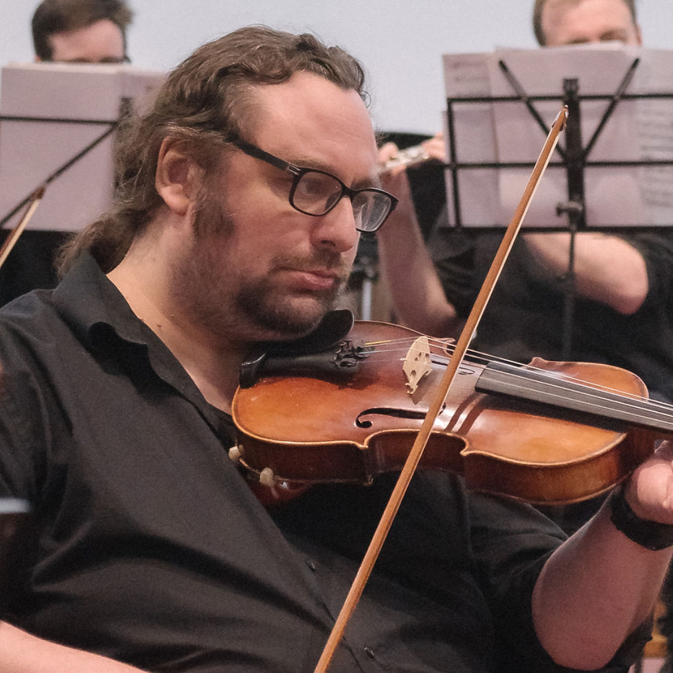 Man playing violin