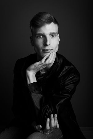 Simply portrait of man