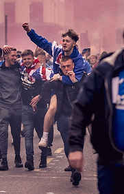3 premio. Every joy_I was walking home when I encountered a football march celebrating a w