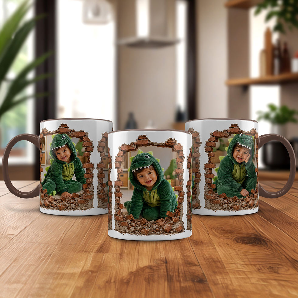 Arte De Caneca Com Várias Fotos