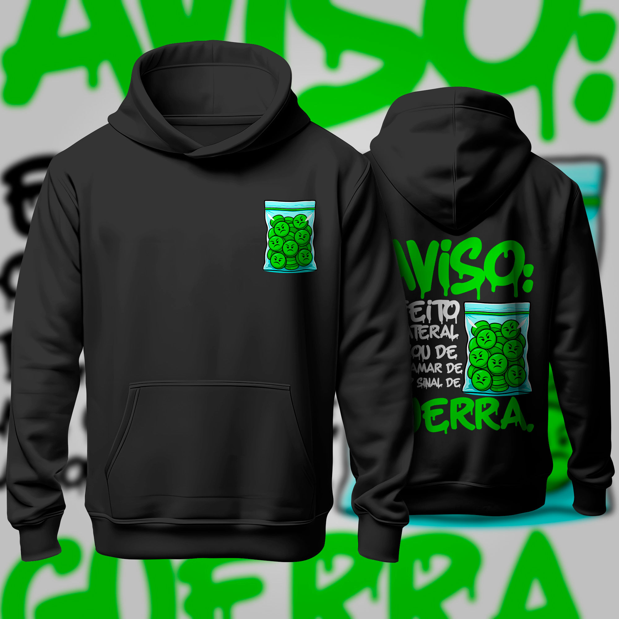 Arte De Moletom De Comprimido De Emburrada - Versão 6 - Parte 1