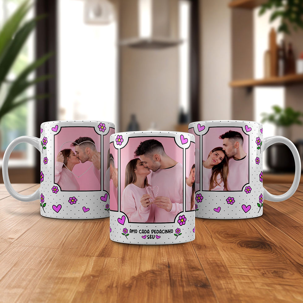 Miniatura: Arte De Caneca De Casal - Feminina
