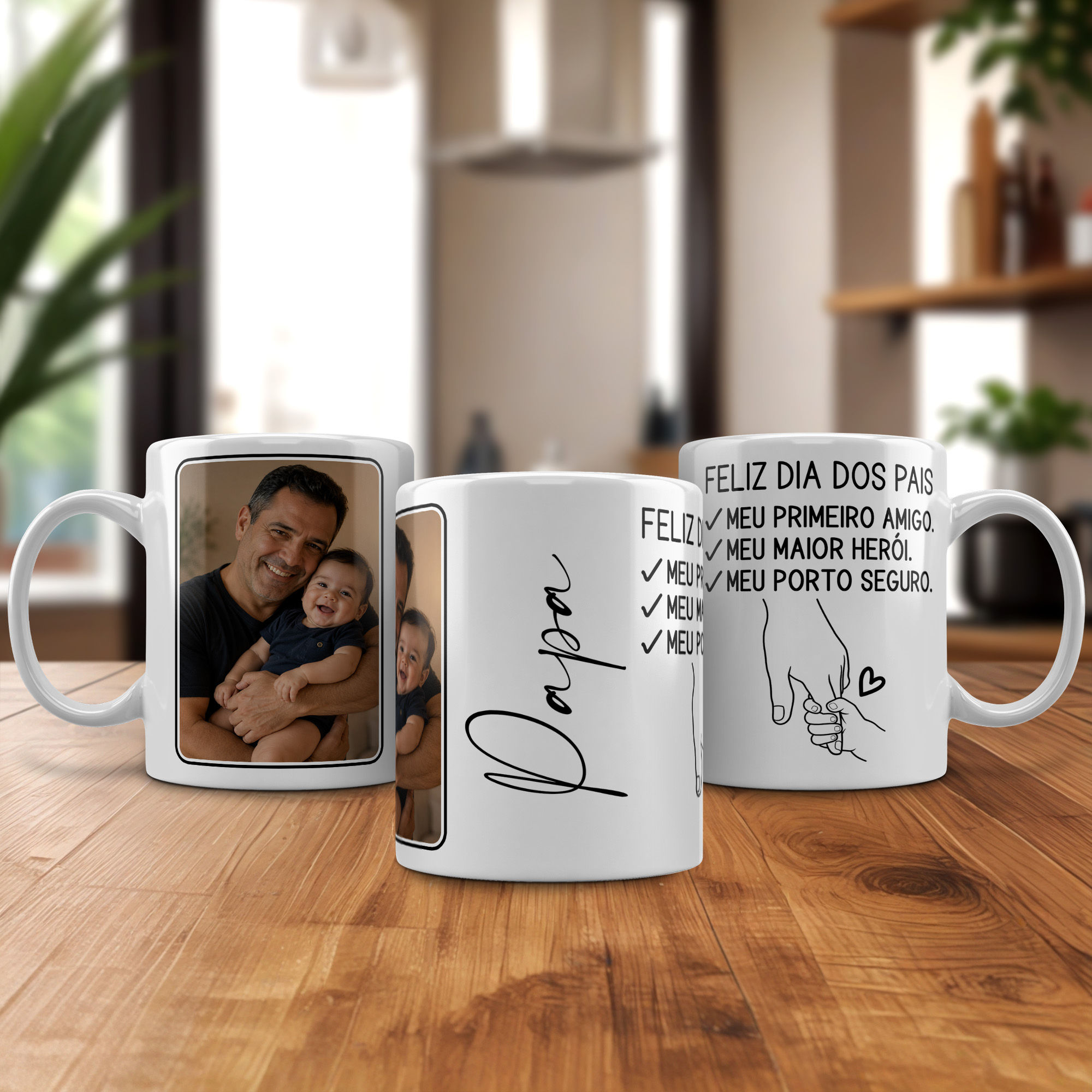 Arte De Caneca Do Dia Dos Pais