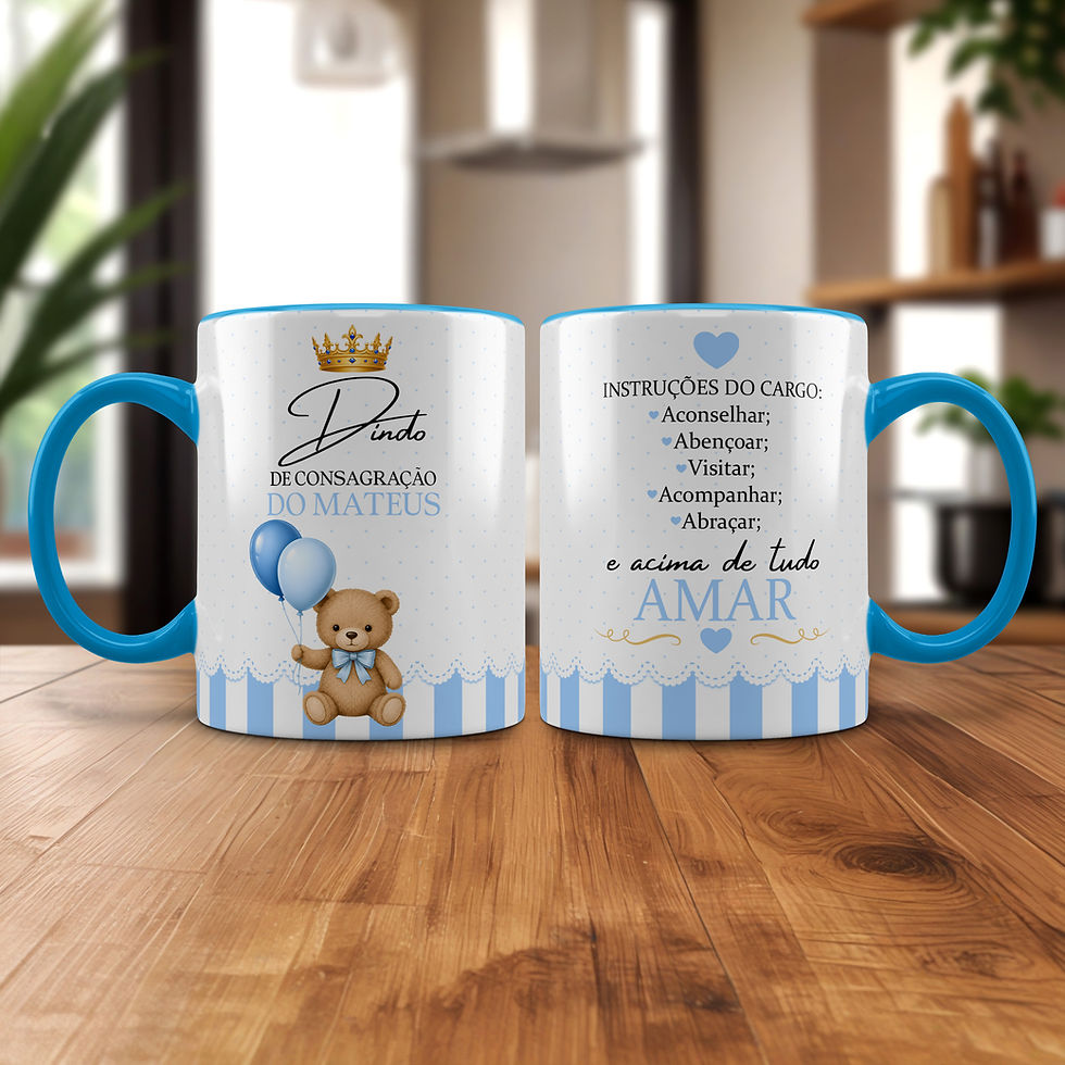 Arte De Caneca De Dindo