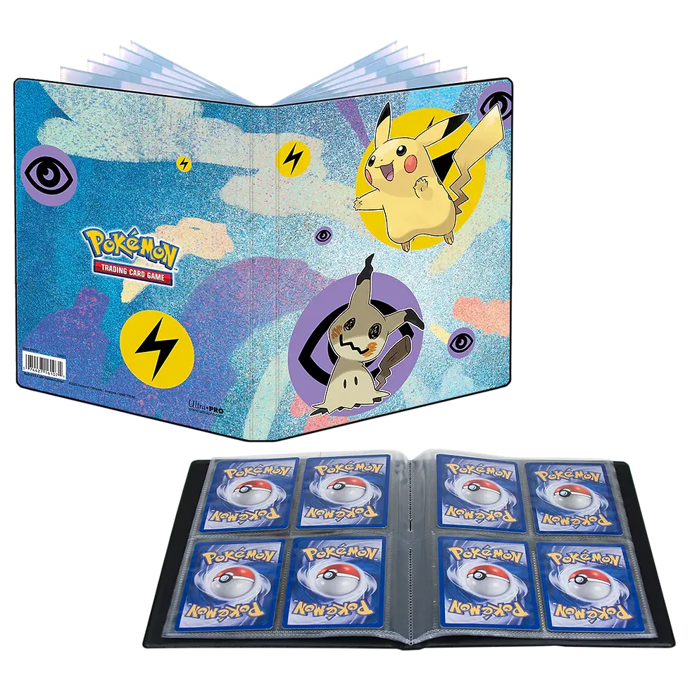 UP - 4 Pocket Portfolio - Pikachu & Mimikyu
