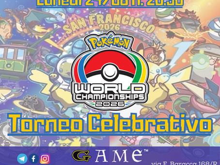 Torneo celebrativo dei Campionati Mondiali Pokémon 2026