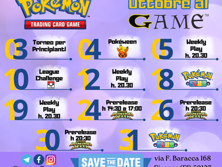 Ottobre a tutto Pokémon