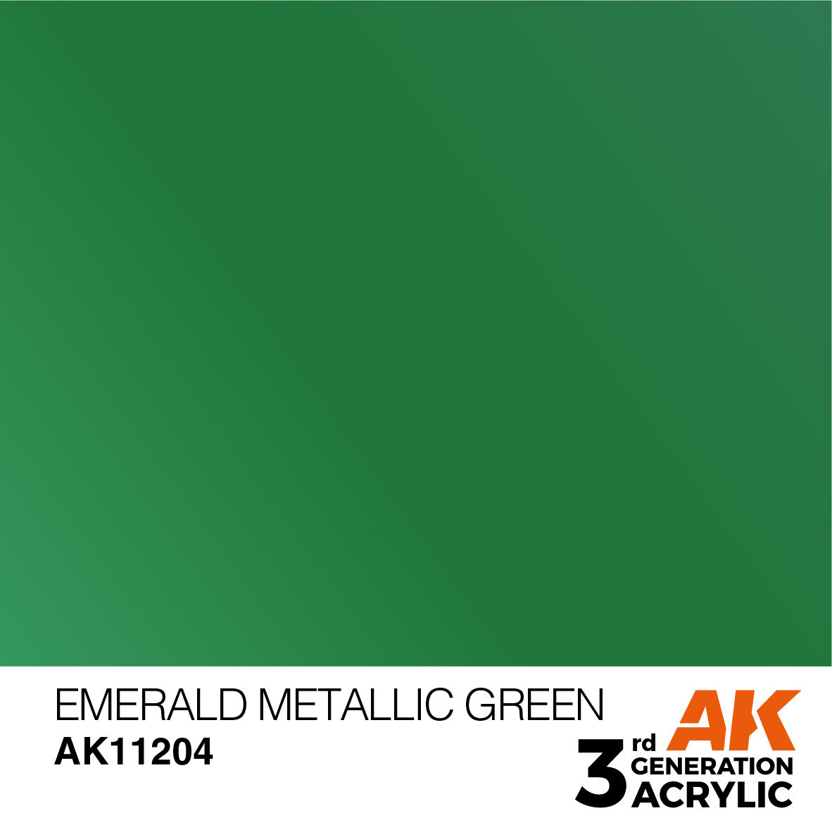 AK 11204 Emerald Metallic Green - Metallic