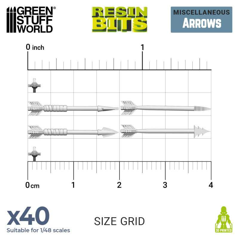 Miniatura: 3D printed set - Arrows