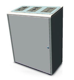 Čelična reciklažna kanta inox (težina 48 Kg-a)