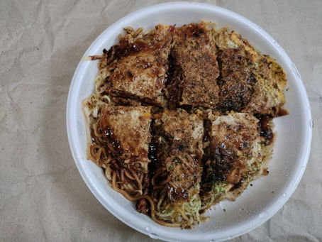 お好み焼きで懇親会