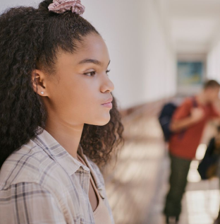 young teenage girl