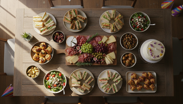 Tafel met borrelhapjes MyFoodWorks