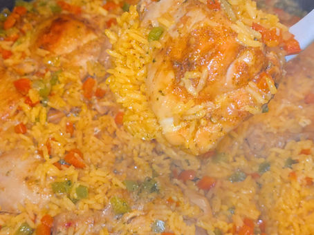 One Pan Chicken & Rice