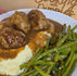 Cozy Turkey Meatballs and Creamy Garlic Mashed Potatoes Recipe
