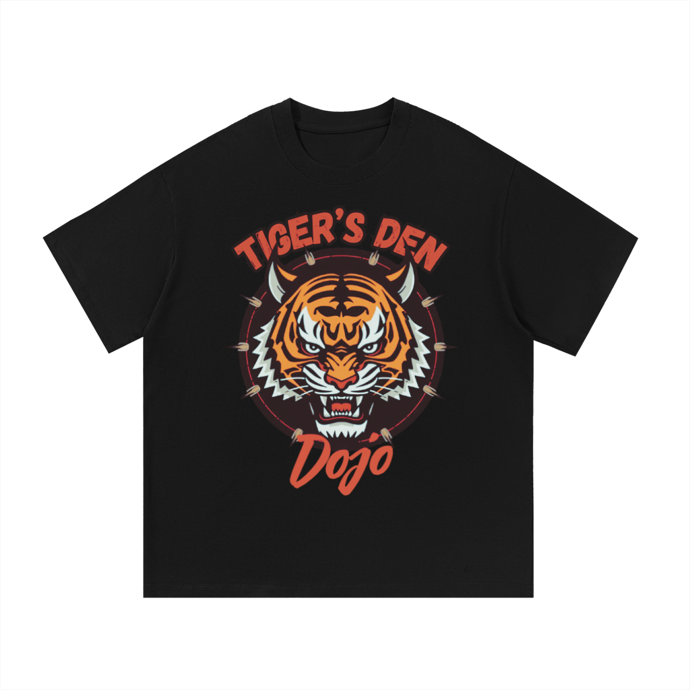 "Dojo Logo" Tiger's Den | Essential Cotton T-Shirt