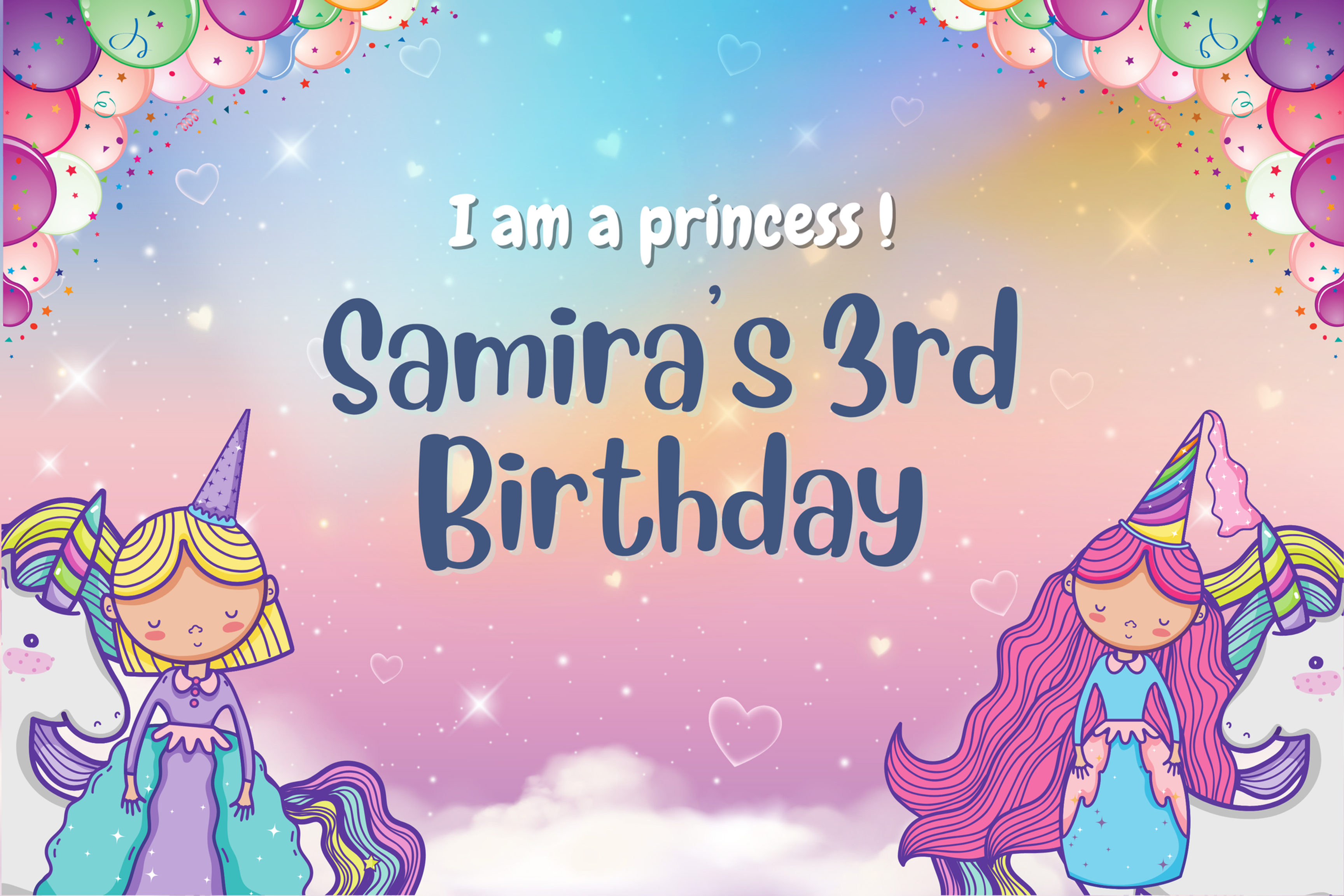 Yellow Nuts Personalize Birthday Banner For Kids Birthday party