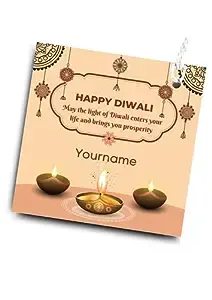 Yellow Nuts Personalized Thank You Gift Tags Happy Diwali Gifts Presents