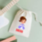 Thumbnail: Yellow Nuts Personalized Gift Carry Bags Kids Birthday Party