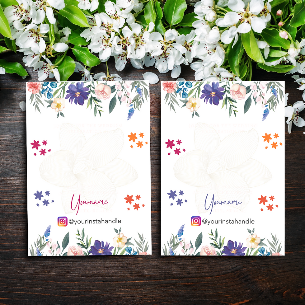 Yellow Nuts Personalized Necklace Pendant Display Cards