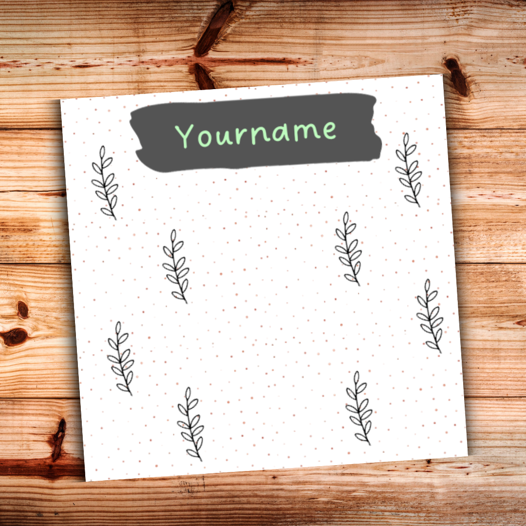 Yellow Nuts Personalized Hair Clips Display Cards Packaging