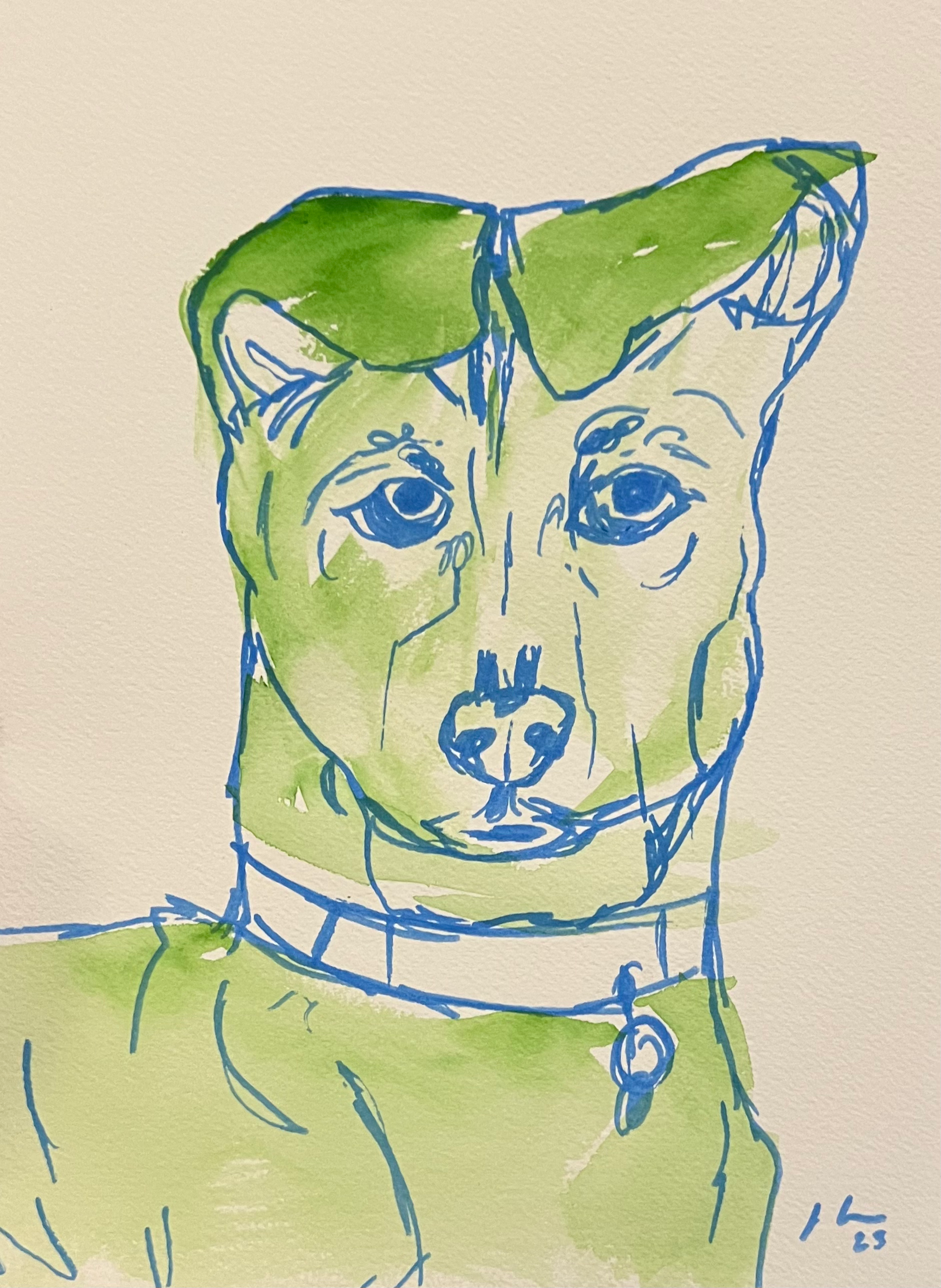 Ralph the Great Dane - Oconee Humane Society - 8x10 Mounted